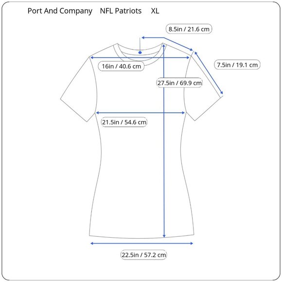 Port And Company Ring Spun XL Woman Crew Neck Champion Patriots Woman T Shirt - Picture 2 of 11